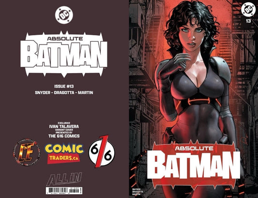 🔵 ABSOLUTE BATMAN #13 IVAN TALAVERA - TRADE DRESS EXCLUSIVE - LTD 3000 🗝️🗝️