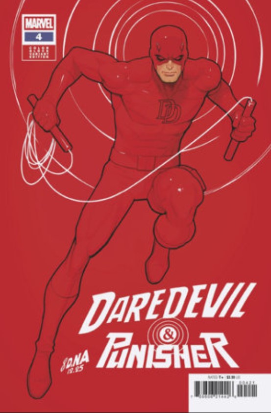 🔴 DAREDEVIL/PUNISHER: THE DEVIL'S TRIGGER #4 DAVID NAKAYAMA COLOR BLOCK RED VARIANT 2/18/26