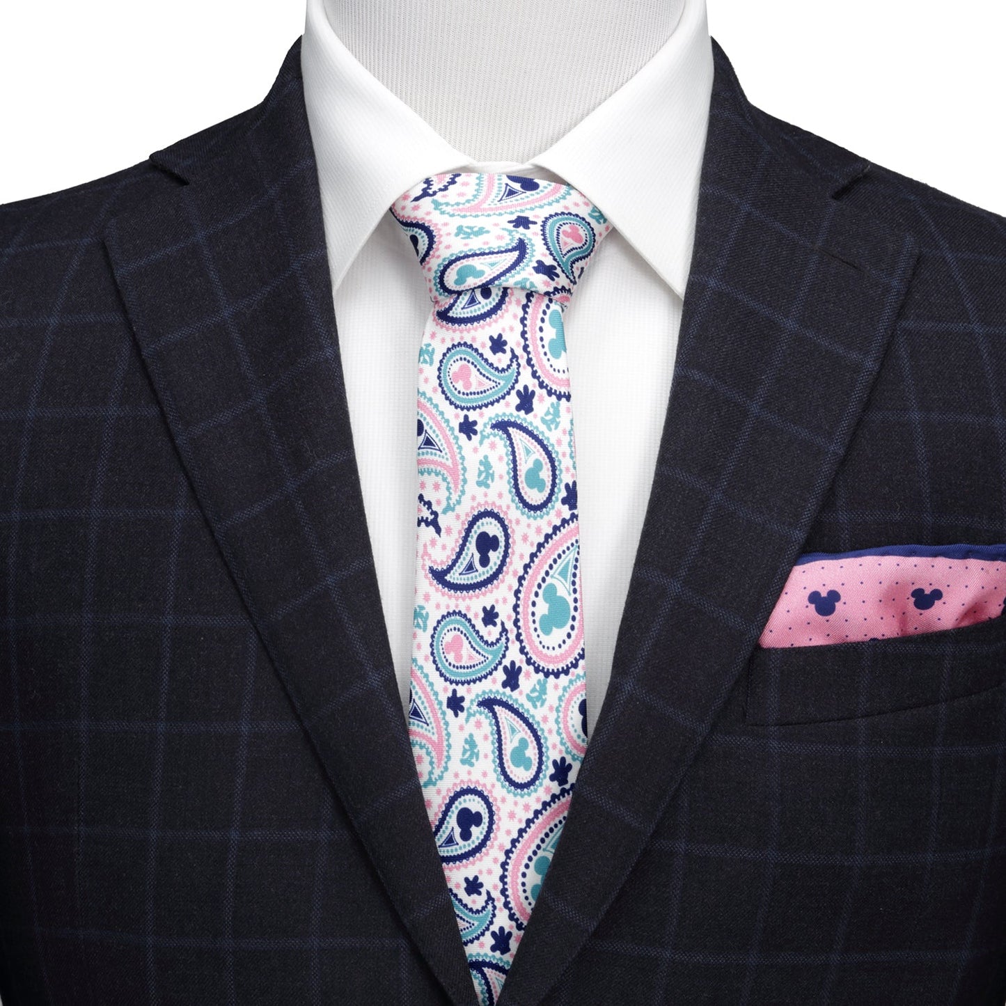 Disney Mickey Mouse Paisley Multi Men's Tie