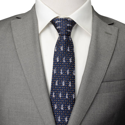Disney Frozen Olaf Dot Motif Men's Tie