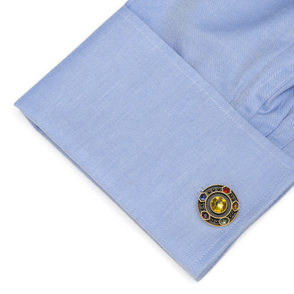 Marvel Avengers Infinity Stones Cufflinks and Lapel Pin Gift Set
