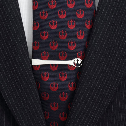Star Wars Rebel Alliance Crest Cutout Sterling Silver Tie Bar