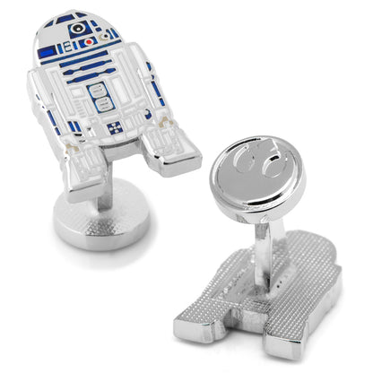 Star Wars R2-D2 Cufflinks and Blue Tie Bar Gift Set