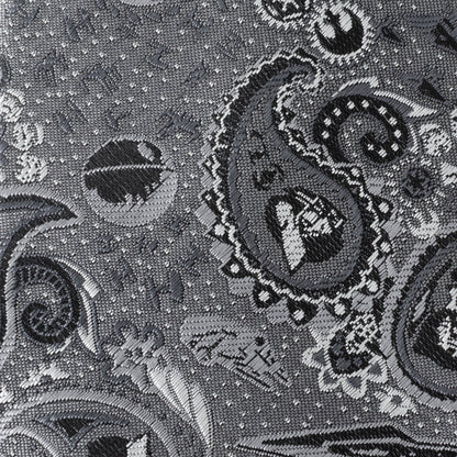 Star Wars Darth Vader Gray Paisley Tie