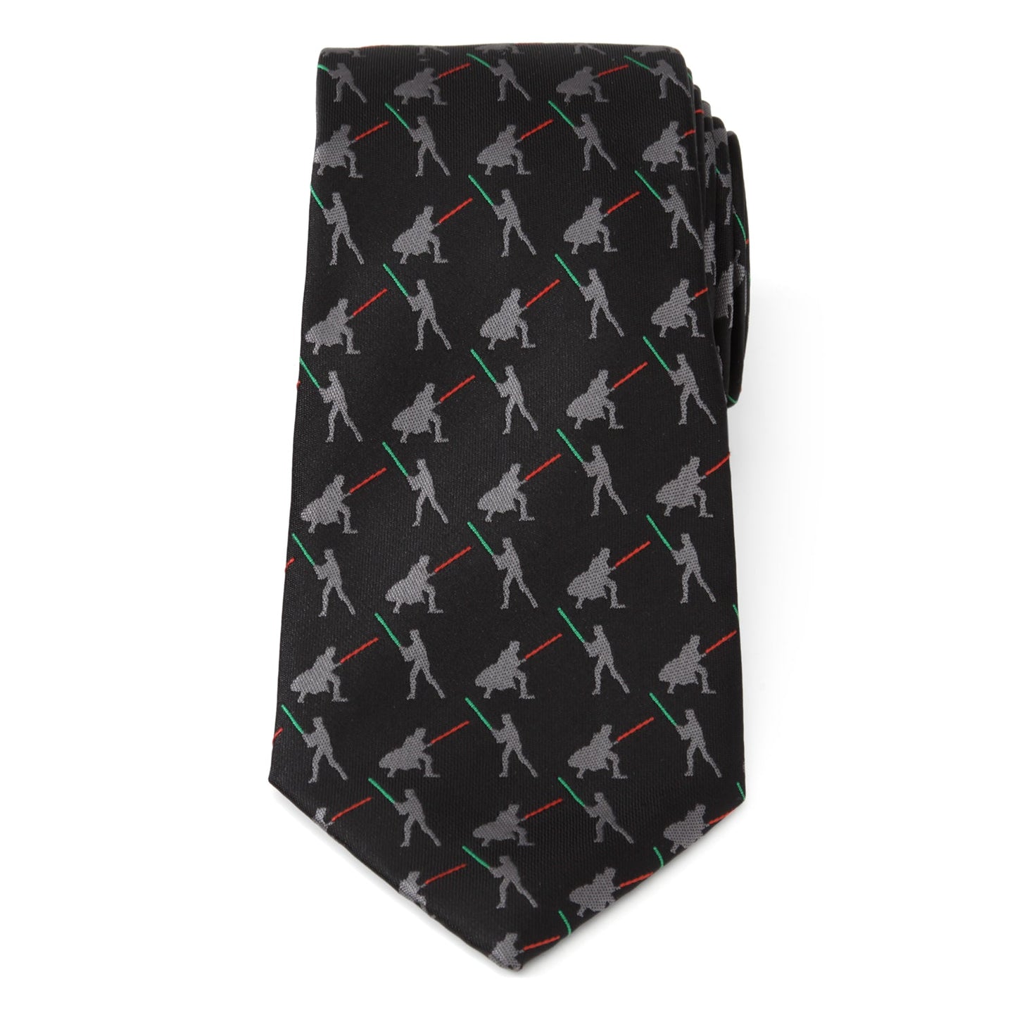 Star Wars Darth Vader and Luke Skywalker LIGHTSABER Battle Black Tie