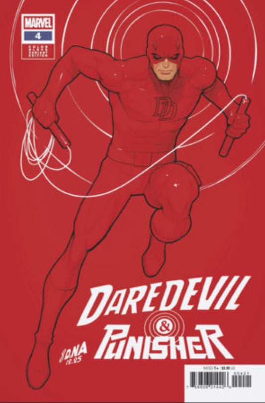 🔴 DAREDEVIL/PUNISHER: THE DEVIL'S TRIGGER #4 DAVID NAKAYAMA COLOR BLOCK RED VARIANT 2/18/26