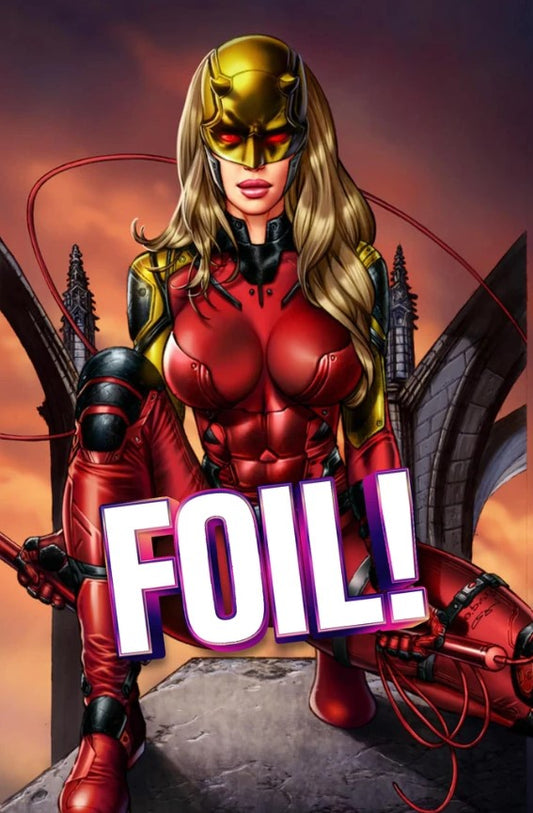 POWER HOUR #3 EBAS "HORNHEAD" NICE FOIL VIRGIN C2E2 Exclusive Preview Cosplay