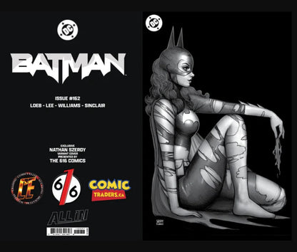 🦇 BATMAN #162 NATHAN SZERDY B&W VIRGIN EXCLUSIVE Variant B - LTD 1000