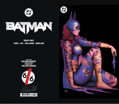 🦇 BATMAN #162 NATHAN SZERDY TRADE & VIRGIN FOIL EXCLUSIVE TATTOO VAR SET OF 2