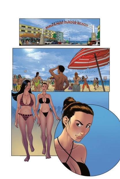 🎉 Flesh Eating Cheerleaders: Spring Break #1 C.B. Zane CVR C & D - SET OF 2 NAUGHTY/NICE