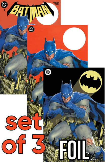 🦇 BATMAN #1 MIKE MAYHEW TRADE, VIRGIN, FOIL EXCLUSIVE - SET OF 3