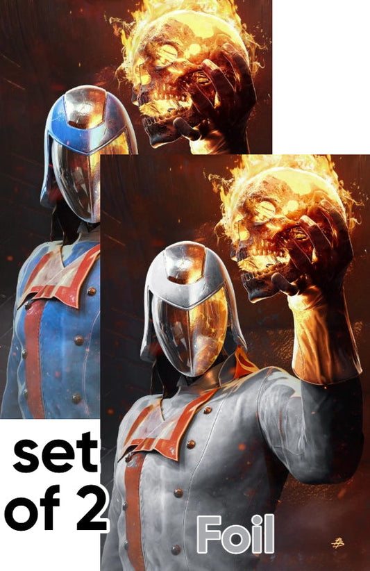 🐍 G.I. JOE #13 Björn Barends COBRA COMMANDER FOIL & VIRGIN EXCLUSIVE - SET OF 2