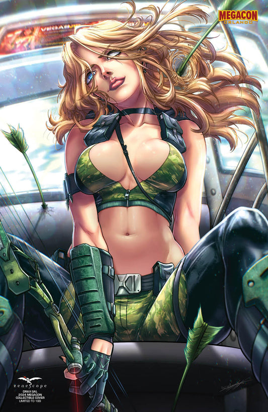 Grimm Fairy Tales Vol 2 #79 CVR O Drax Gal MegaCon Collectible Cover - LTD 199 Zenescope