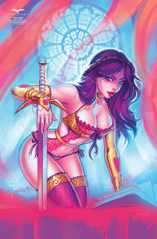 Grimm Fairy Tales 20th Ann CVR K Sonia Matas June Leather Lace & Latex - LTD 225